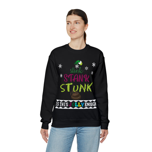 Funny Ugly Christmas Sweater Grumpy Christmas Tree Unisex