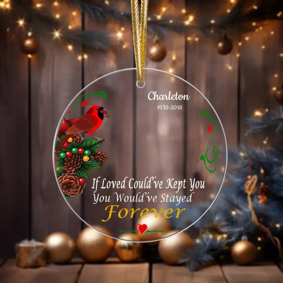 Christmas Ornament Personalized Memorial Christmas Tree Ornament