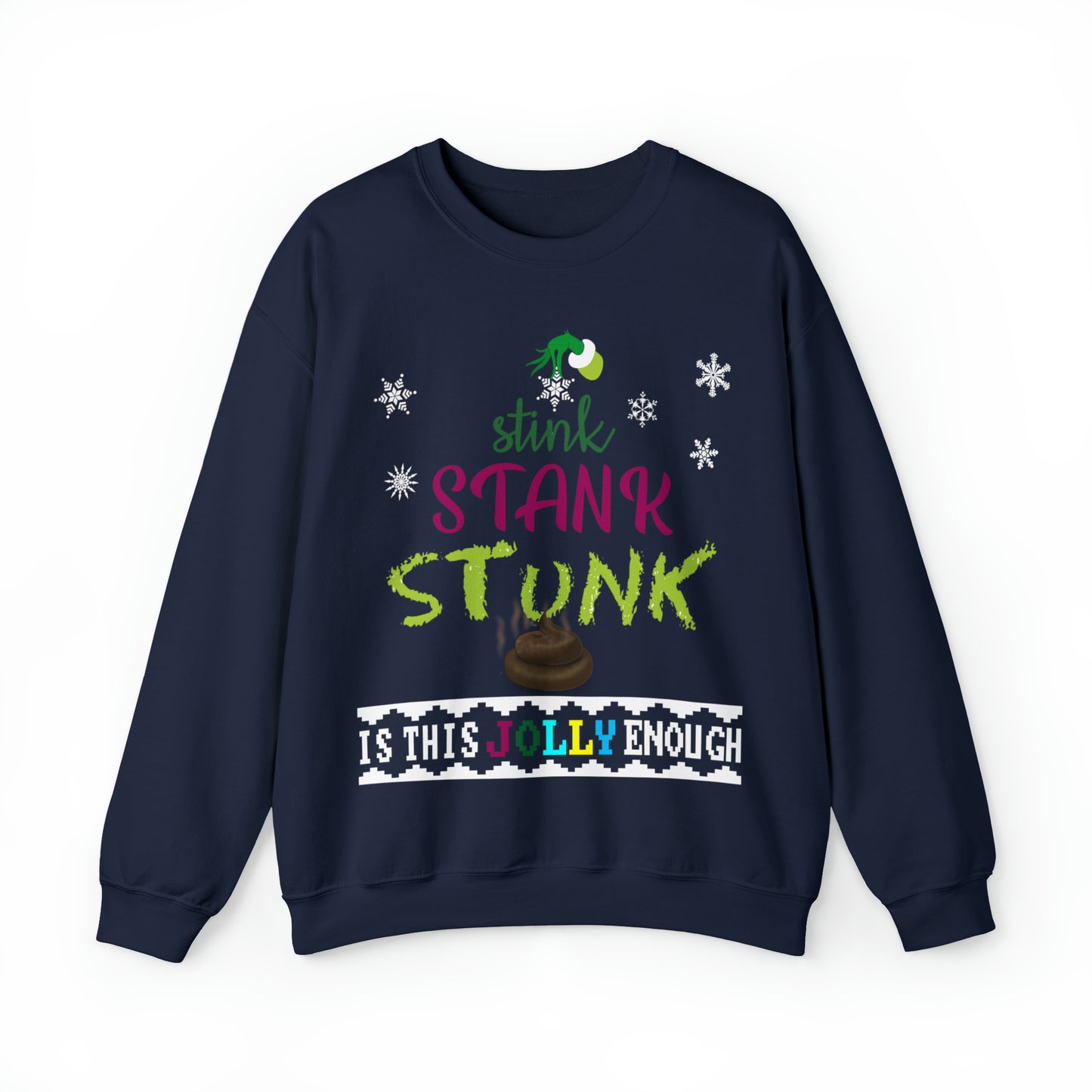 Funny Ugly Christmas Sweater Grumpy Christmas Tree Unisex