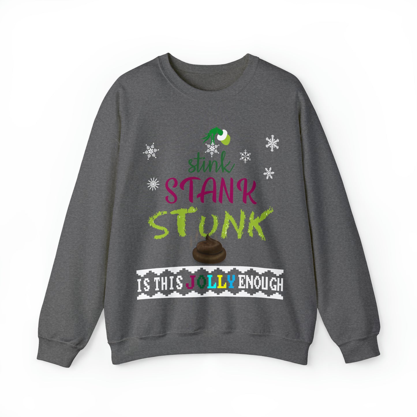 Funny Ugly Christmas Sweater Grumpy Christmas Tree Unisex