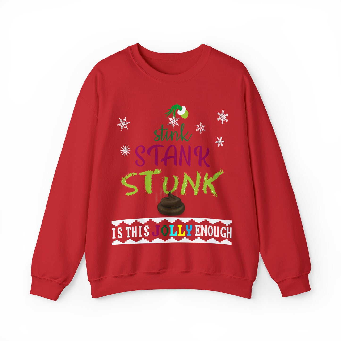 Funny Ugly Christmas Sweater Grumpy Christmas Tree Unisex