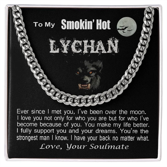 Halloween Trick or Treat Gift for Soulmate Cuban Link Chain Motivational Gift for Husband or Boyfriend